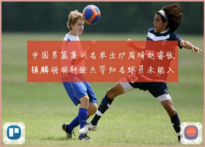 中国男篮集训名单出炉周琦赵睿张镇麟胡明轩徐杰等知名球员未能入选